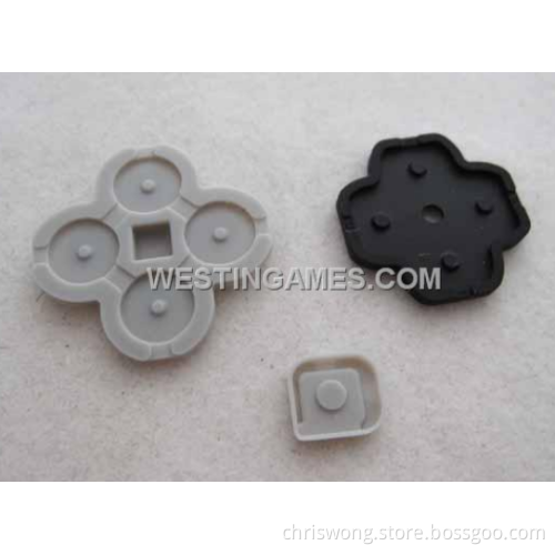 Replacement Buttons Conductive D-Pad Rubber for N3DS 3-Piece Set (Original)